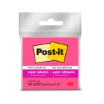 Bloco Adesivo Rosa 76 mm x 76mm 45 folhas | Post-it 3M