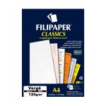 Papel Verge A4 120g Filiperson Pacote com 50 Unidades