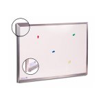 Quadro Branco Magnético Moldura Alumínio 120 x 90 cm | Cortiarte