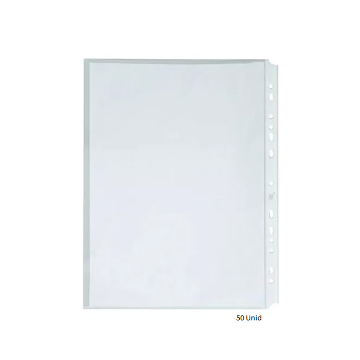 Saco Plástico A4 Furação Universal 50 Unidades | Chies