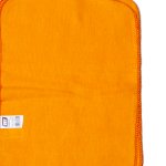 Flanela Laranja 28 cm x 38 cm 6 unidades | Everclean