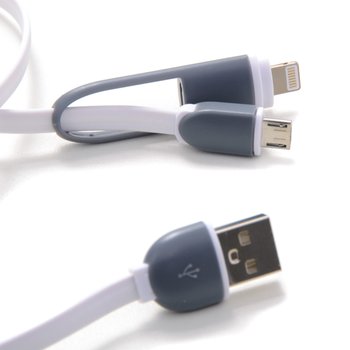 Cabo Retrátil USB 2 em 1 - Unitário