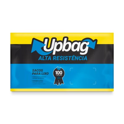Saco de Lixo 15 L Amarelo Super Reforçado 50 unidades | UpBag