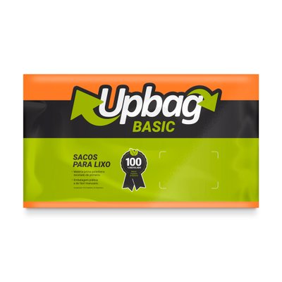 Saco de Lixo 15 L Laranja 50 unidades | UpBag