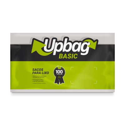 Saco de Lixo 15 L Transparente 50 unidades | UpBag