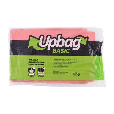 Saco de Lixo 15 L Vermelho 50 unidades | UpBag