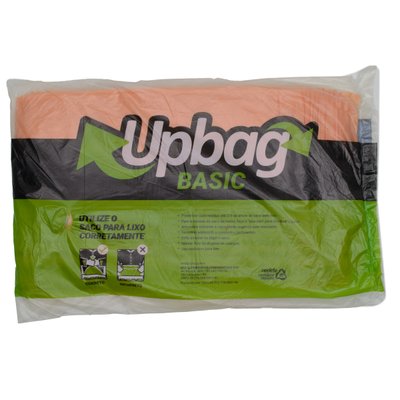 Saco de Lixo 30 L Laranja 50 unidades | UpBag