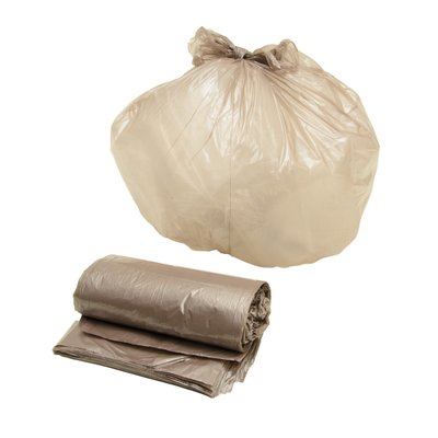 Saco de Lixo 50 L Marrom 50 unidades | UpBag