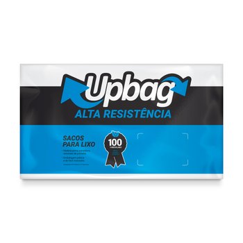 Saco de Lixo 110 L Branco Super Reforçado 50 unidades | UpBag