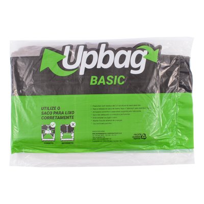Saco de Lixo 110 L Marrom 50 unidades | UpBag