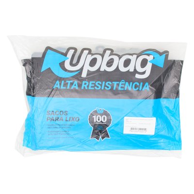 Saco de Lixo 240 L Cinza Super Reforçado 50 unidades | UpBag