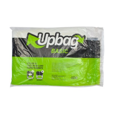 Saco de Lixo 240 L Branco 50 unidades | UpBag