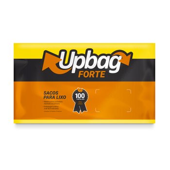 Saco de Lixo 240 L Amarelo Reforçado 50 unidades | UpBag