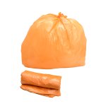 Saco de Lixo 240 L Laranja Reforçado 50 unidades | UpBag