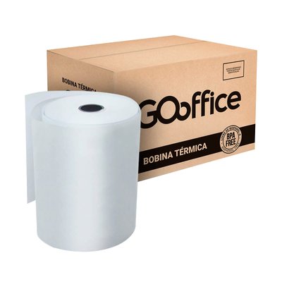 Bobina Térmica Go Office 57mmx80m caixa com 20 unidades