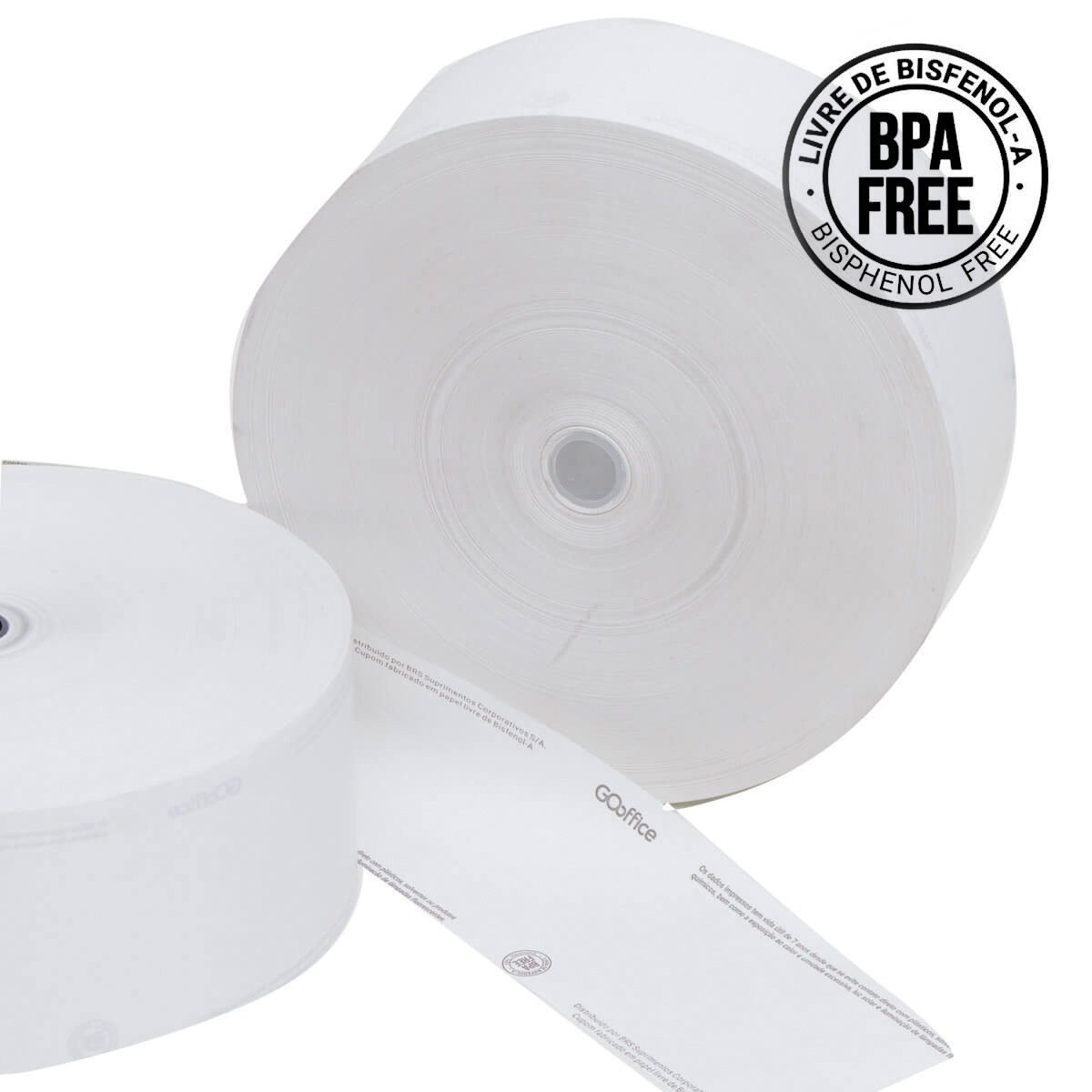 Bobina Térmica relógio ponto 57 mm x 360 metros 48g 4 unidades | Go Office