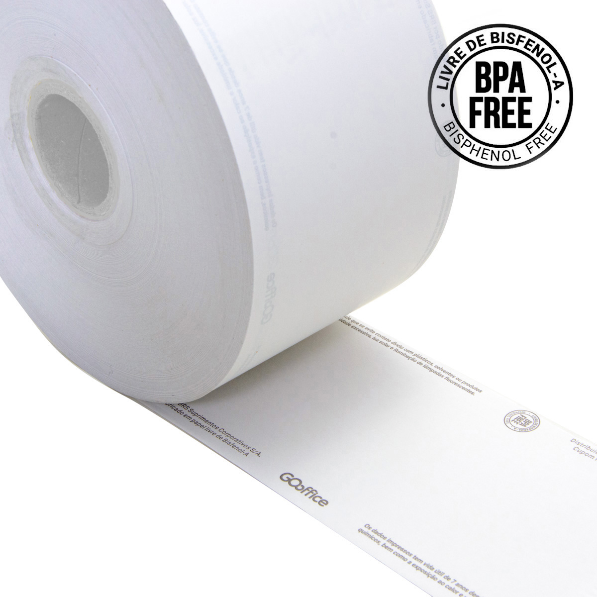 Bobina Térmica 76 mm x 365 metros 48g 4 unidades | Go Office