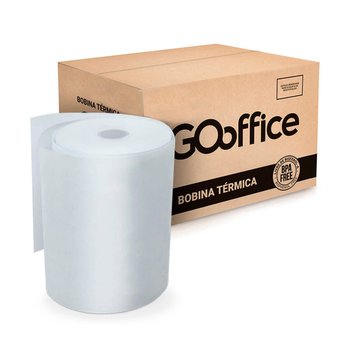Bobina Térmica Go Office 80mmx40m caixa com 20 unidades Branca