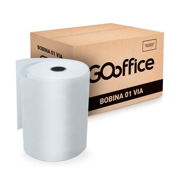 Bobina Papel Calculadora Go Office 69mmx30m caixa com 20 unidades