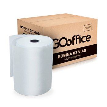 Bobina Autocopiativa PDV Go Office 89mmx20m caixa com 30 unidades