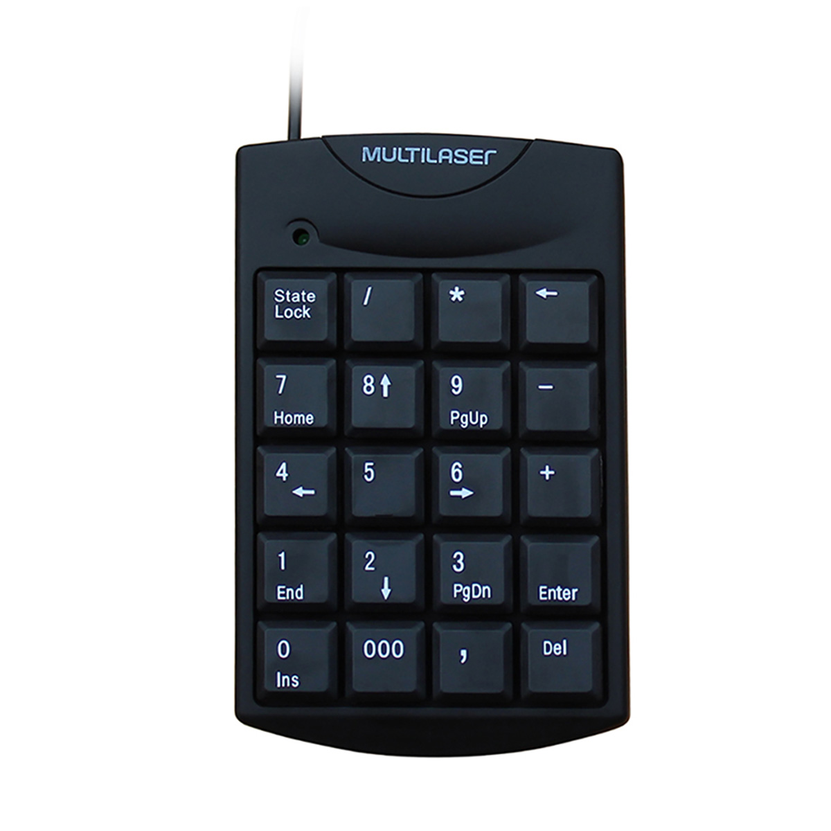 Teclado USB Multilaser TC229 Numérico Preto