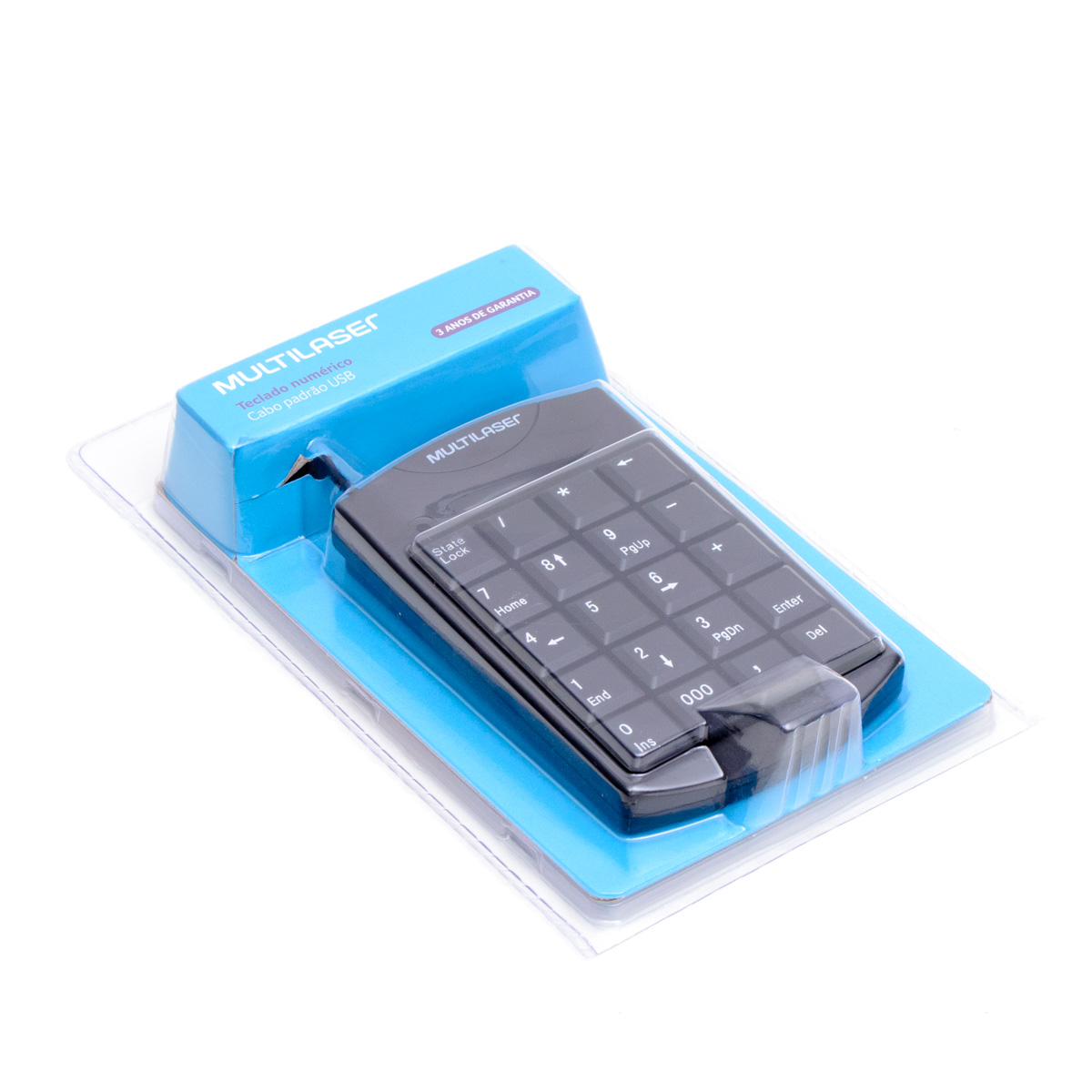 Teclado USB Multilaser TC229 Numérico Preto