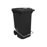 Coletor de Lixo 240L Preto com Pedal