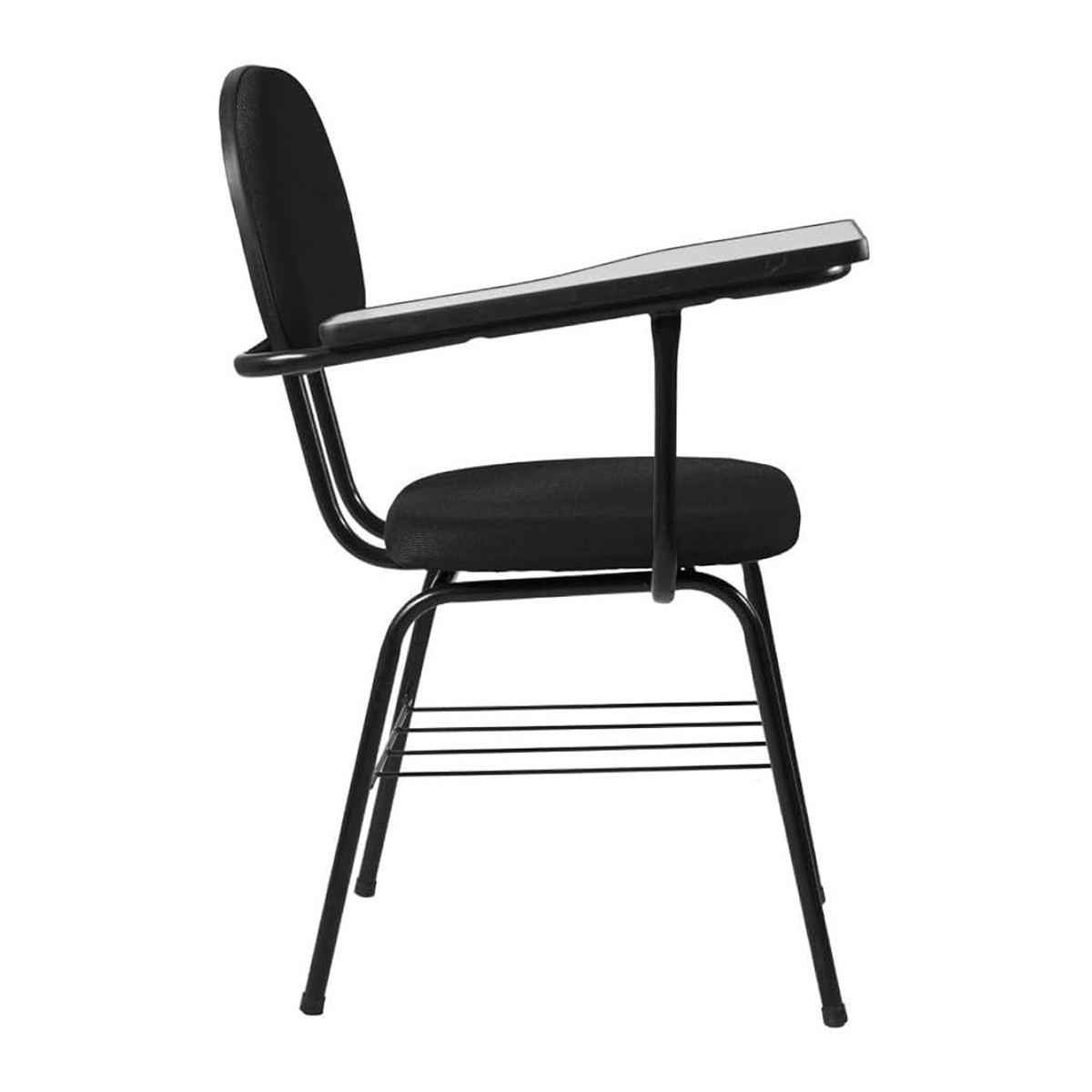 Cadeira Universitária Estofada Preta