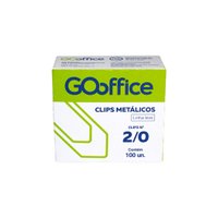 Clips Galvanizado 2/0 Fio 0,90mm Leve Go Office Cx c/100unid