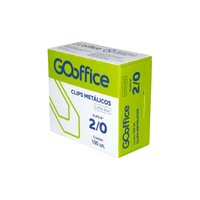 Clips Galvanizado 2/0 Fio 0,90mm Leve Go Office Cx c/100unid
