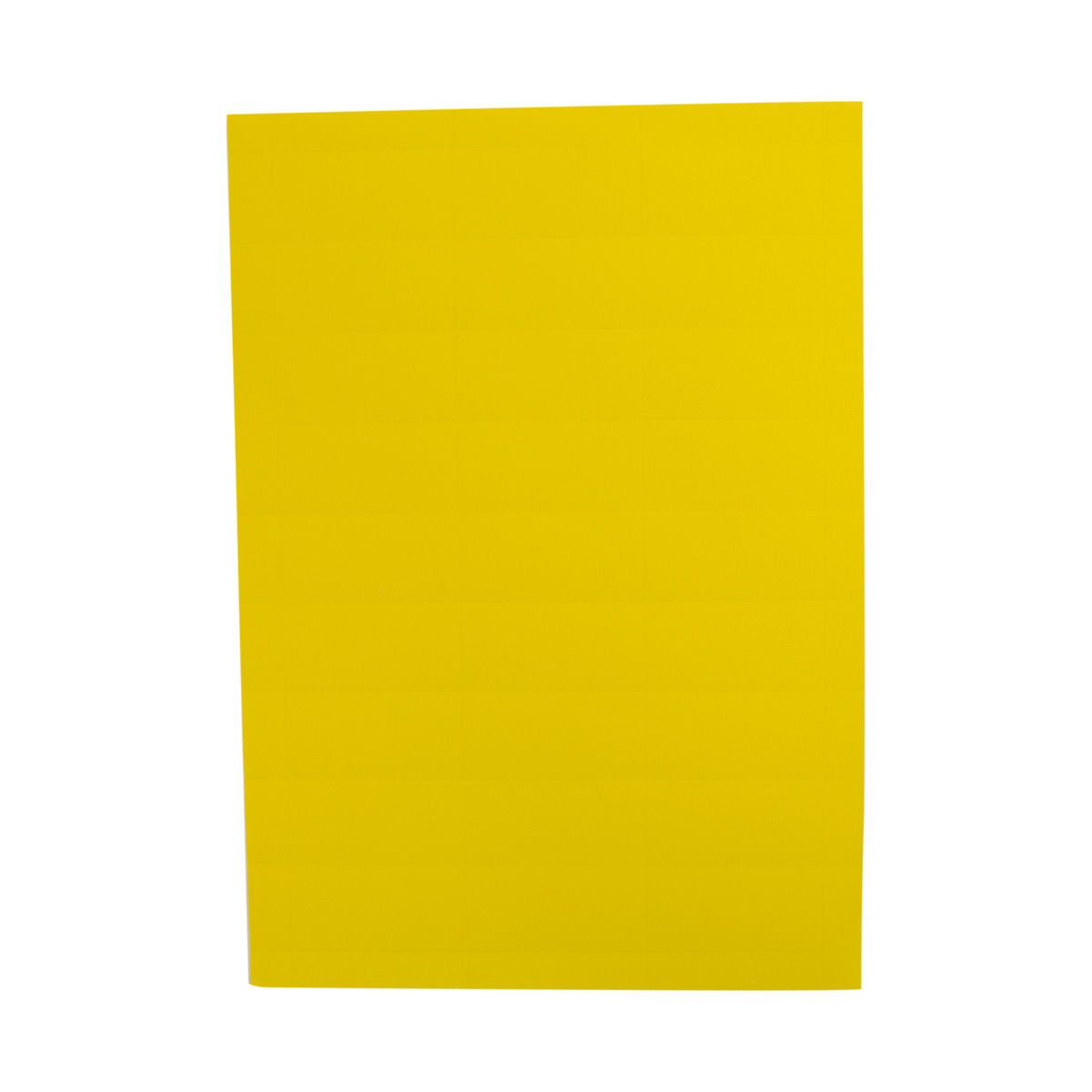 Etiqueta Papel 3x6cm Amarela 90g Pacote 100 folhas