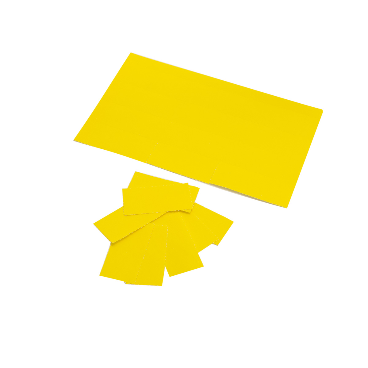 Etiqueta Papel 3x6cm Amarela 90g Pacote 100 folhas