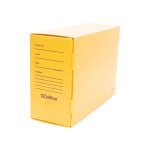 Arquivo Morto Amarelo 350 mm x 135 mm x 245 mm 10 unidades | Go Office