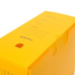 Arquivo Morto Plástico Amarelo 380 x 175 x 300 mm 10 unidades | Go Office