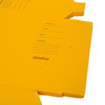 Arquivo Morto Plástico Amarelo 380 x 175 x 300 mm 10 unidades | Go Office