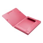 Pasta Aba e Elástico Metade Ofício (18,3x24,5cm) 20mm Vermelho | Go Office