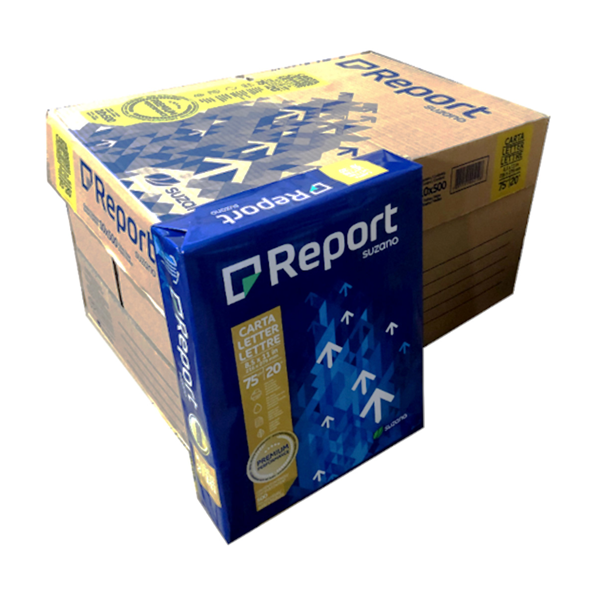 Papel Carta 75 g 216 x 279 mm 500 folhas | Report