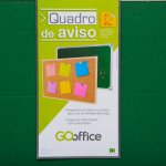 Quadro com Feltro Moldura Alumínio 120 cm x 90 cm | Go Office