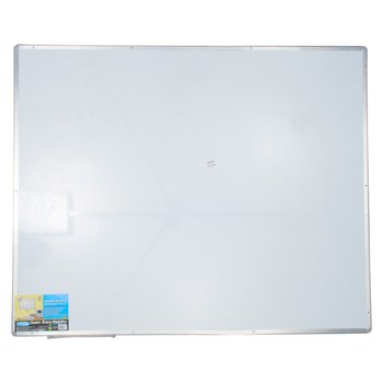 Quadro Branco Magnético Moldura Alumínio 150 x 120 cm | Go Office