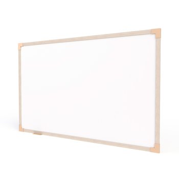 Quadro Branco Não Magnético Moldura Madeira 200 x 120 cm | Go Office