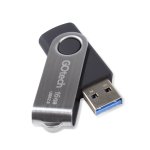 Pen drive 16GB USB 2.0 - Preto e prata GoTech