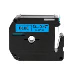 Fita Rotuladora M-K531 12mm x 8m AZ/PT (Compatível) | GO Tech