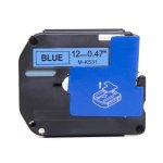 Fita Rotuladora M-K531 12mm x 8m AZ/PT (Compatível) | GO Tech