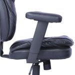 Cadeira Executiva Korpex 19564-BR Berwell Luxura Preta