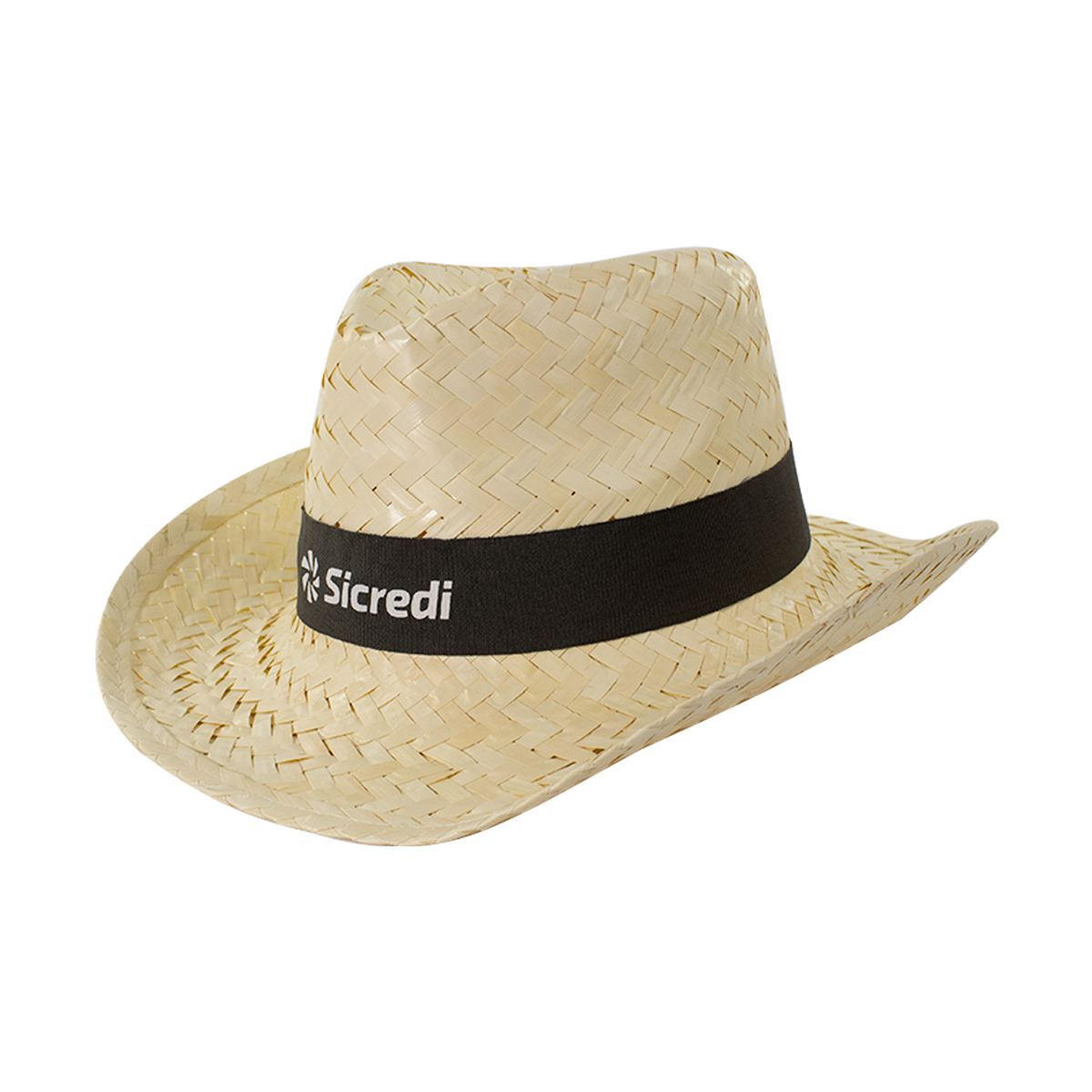 Chapéu Sicredi em Palha Australiano PCT 10UN