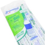 Canudo Biodegradável Embalado Individual Strawplast 100 unidades