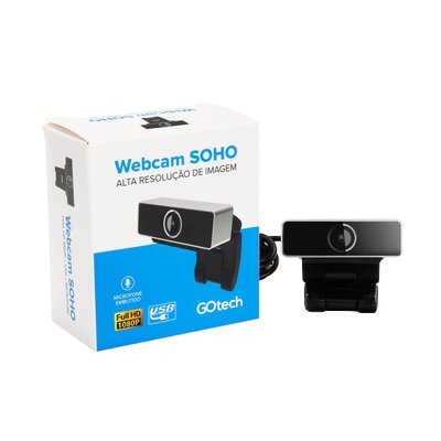 Webcam Vídeo Chamada Go Tech Soho HD 1080P