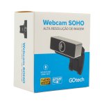 Webcam Vídeo Chamada Go Tech Soho HD 1080P