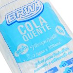 Refil de Cola Quente bastao fina Transparente Pct c/1Kg