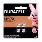 Pilha Alcalina Duracell LR44/A76/PX76A Botão 4UN